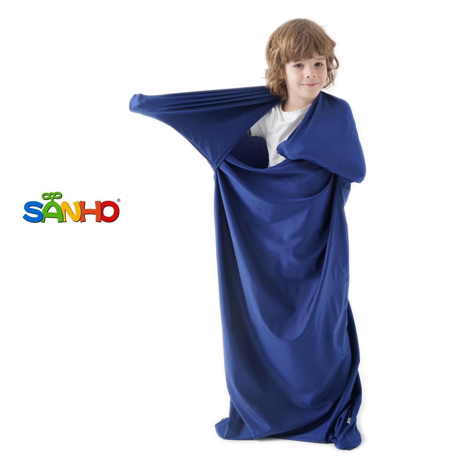 Premium Sensory Sock Budy Sock, Perfect for Children with Sensory Processing Disorder, Updated Version (Navy, Small)