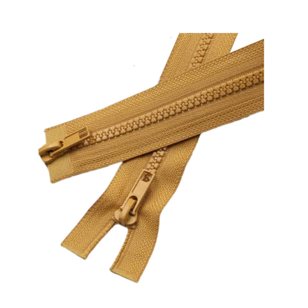 Metal Nylon Coil Zippers，2Pcs 5# Double Opend End Zip Resin Zippers 50/200cm Down Jacket/Overcoat Zip Craft Sewing Accessories Color 12,150cm