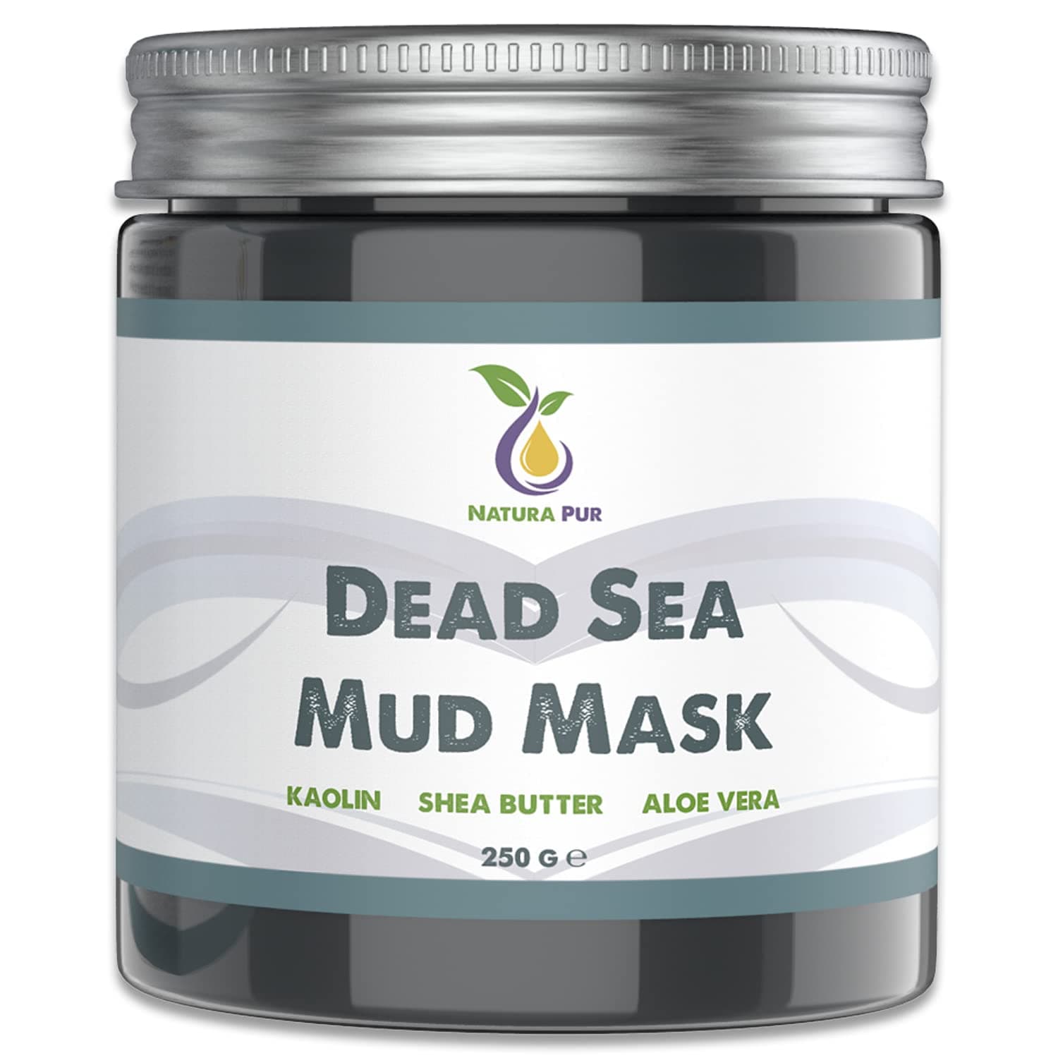 Dead Sea Mud Mask, vegan - Anti-aging care for dry, oily and impure skin - acne & blackheads clay face mask - 8.8 Oz/250g