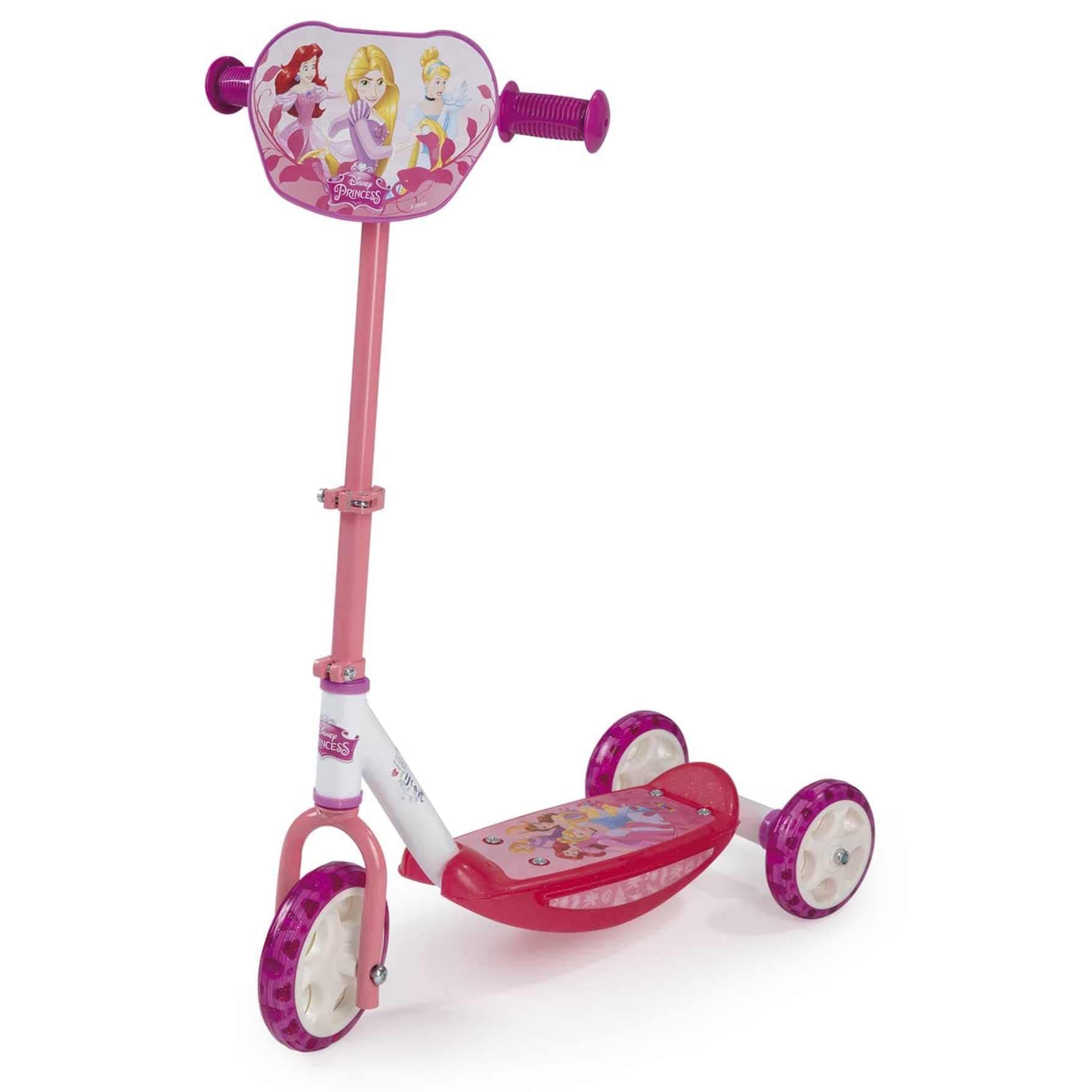 Smoby – Disney Princess – 3 Wheel Scooter – Child's Scooter – Silent Wheels – 750153
