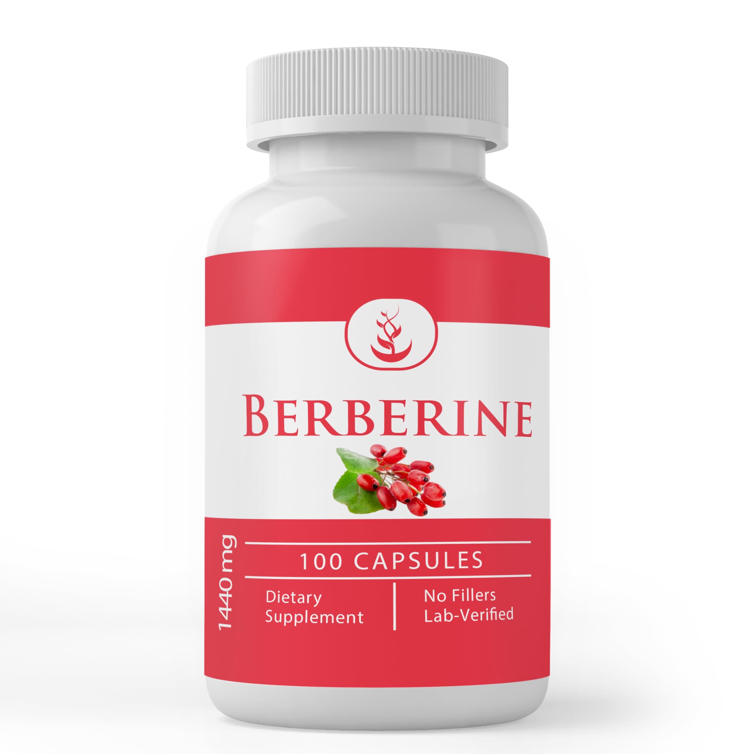 Berberine, (100 Capsules) Always Pure, No Additives Or Fillers, Lab Verified