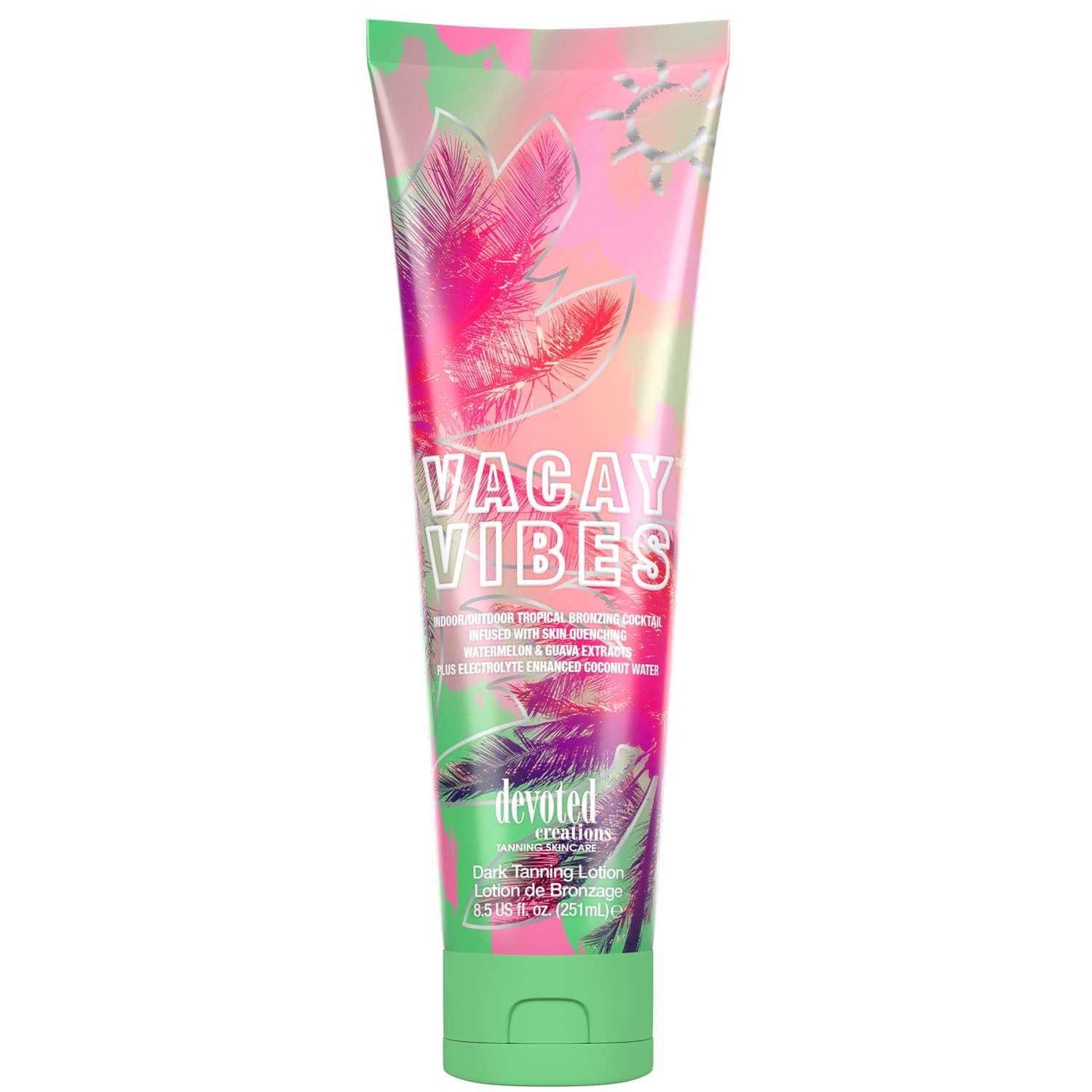 Vacay Vibes Indoor/Outdoor Tropical Bronzing Cocktail Tanning Lotion (251ml)