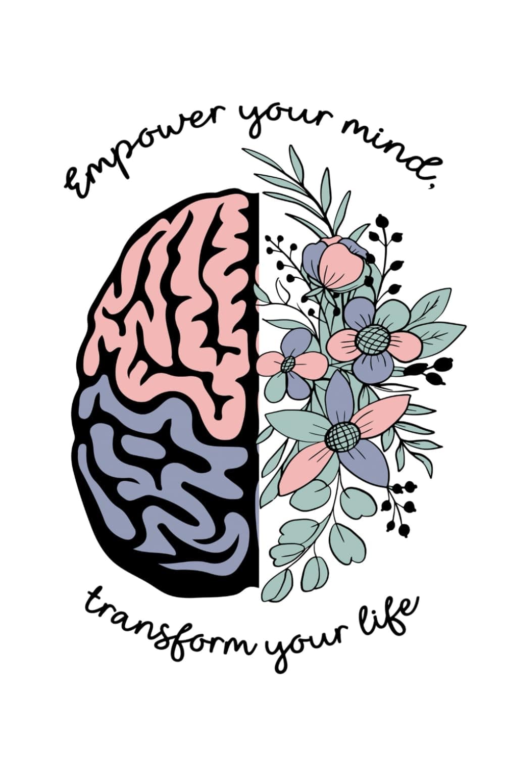 Empower Your Mind Blank Journal | Notebook for youth and adults alike | School Notebook | Blank Lined Notebook 6"x9"