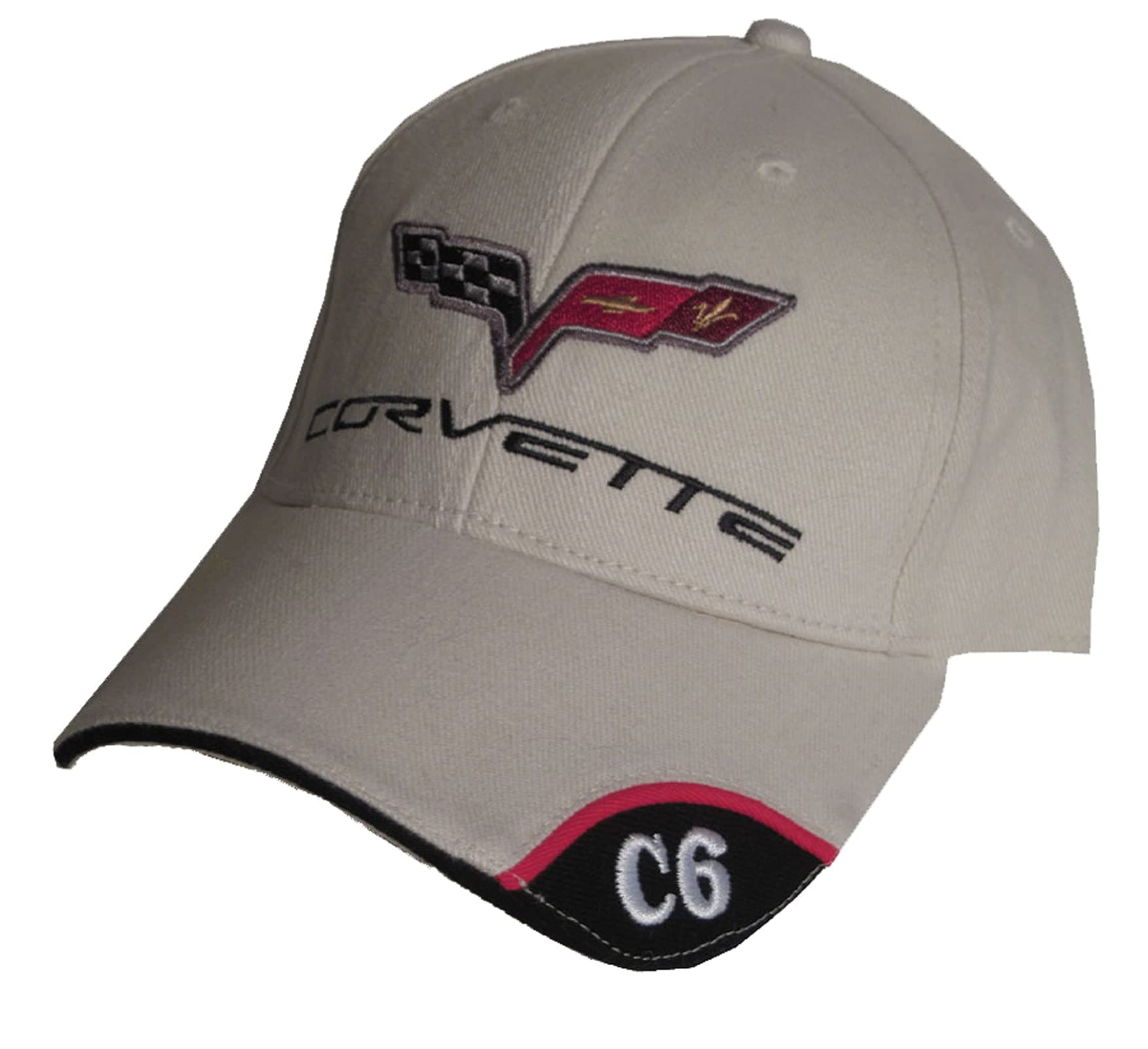 Gregs Automotive Corvette C6 Hat Cap in Bone - Bundle with Driving Style Decal