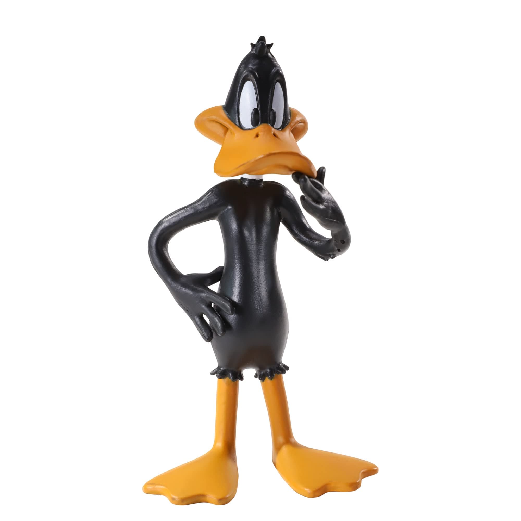 The Noble Collection Looney Tunes Mini Daffy Duck - 4.5in (11.5cm) Noble Toys Miniature Bendable Figure Posable Doll Figures