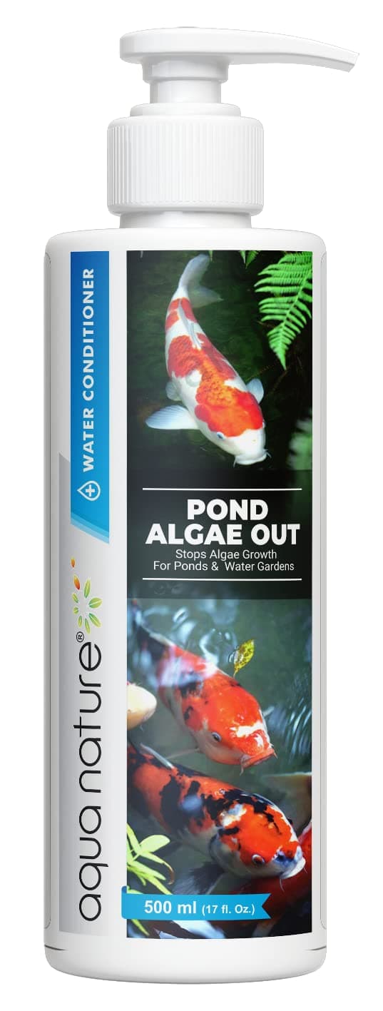AquaNature® Pond Algae Out Stops Alage Growth for Ponds & Water Gardens (500ml)