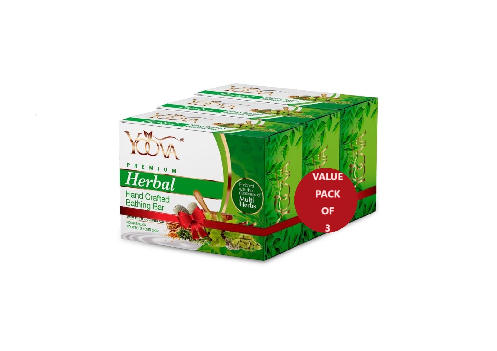 YOOVA HERBAL HAND CRAFTED BATHING BAR - Nature's Tradition, Luxury in Every Bath (3)