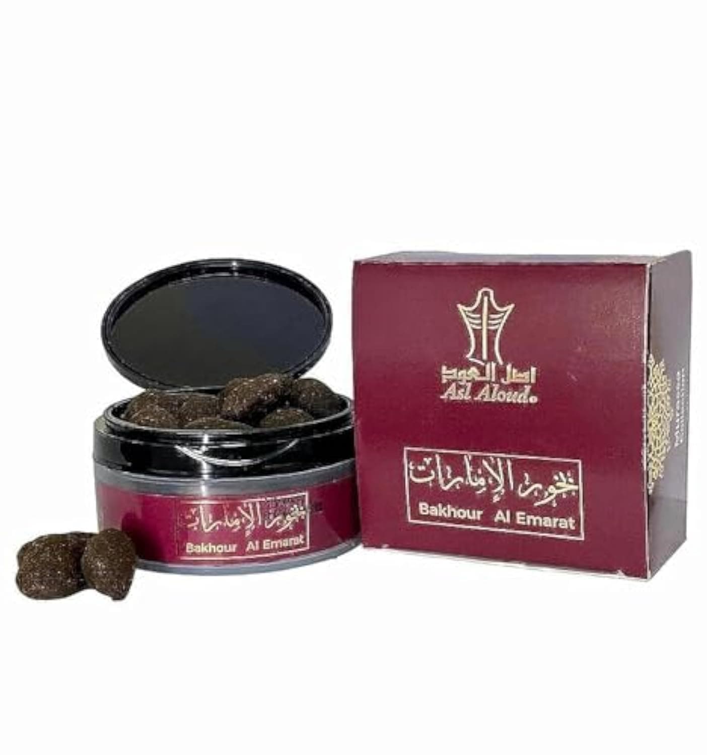 Bakhoor Al Emarat Murassa collection, 100% Pure Oud Bakhoor, 110 gram, Arabic Incense, Home Fragrances, Use With Burner Or Charcoal, Refreshing (Bakhour Al Emarat)