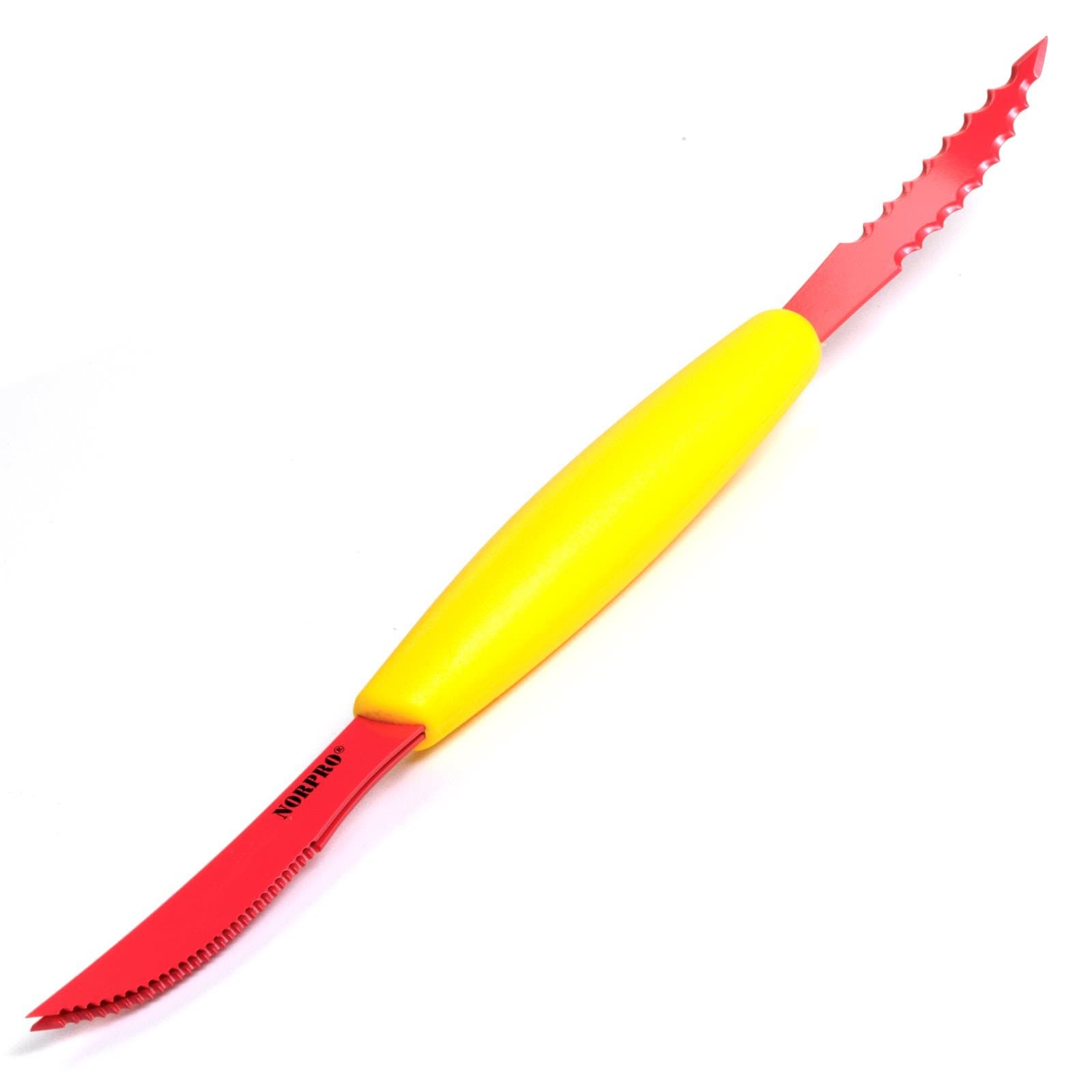 Norpro 1271 Squirt less Grapefruit Knife, , Yellow and Red , 8.75 inch