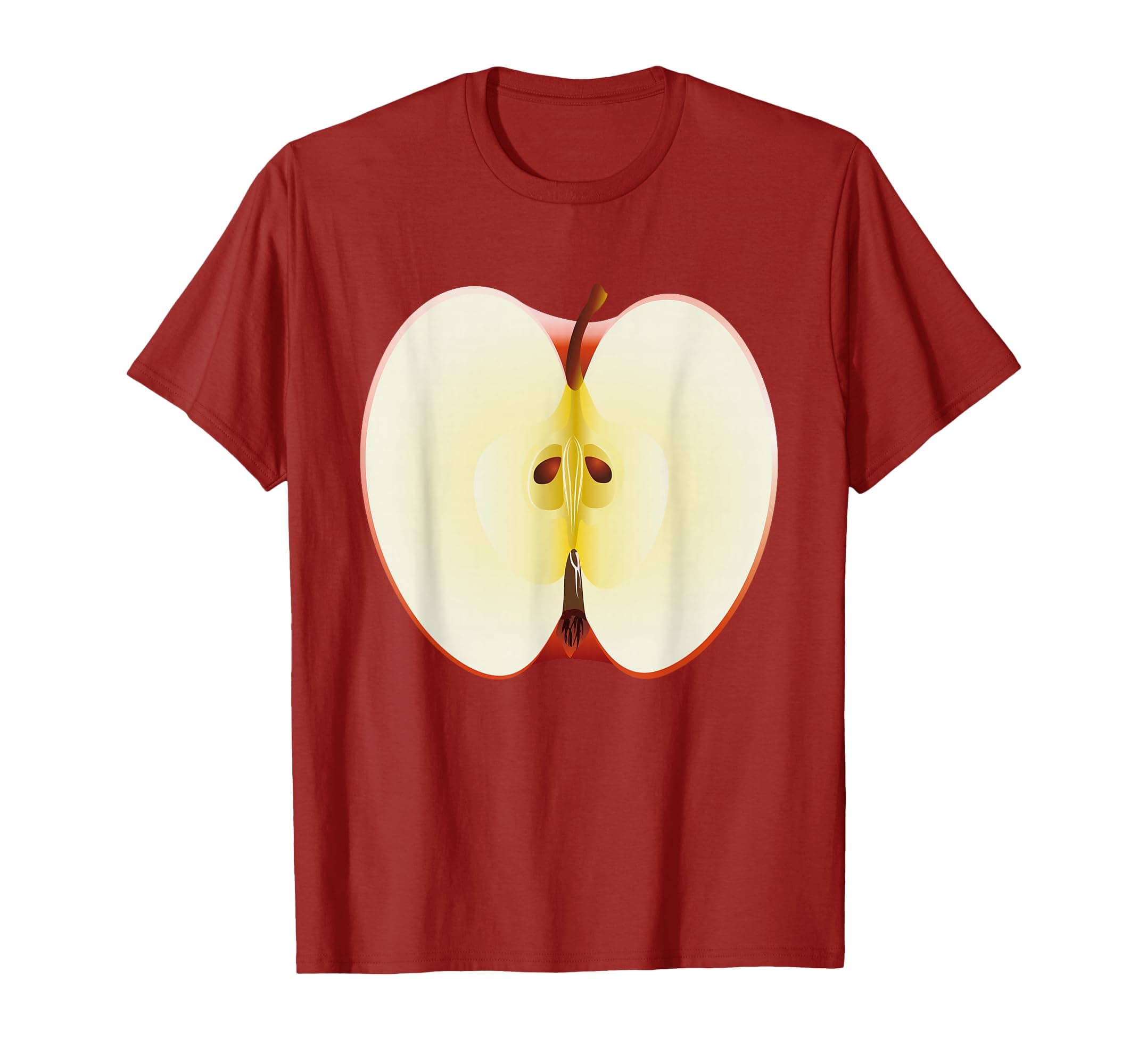 Red Apple Shirt Adult Men Women Kids Apple Costume T-Shirt
