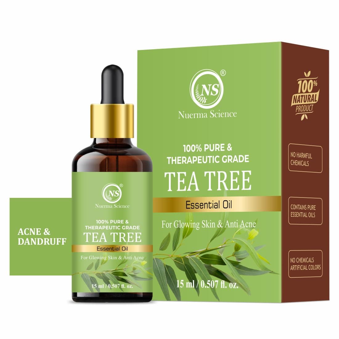 Australian Tea Tree Essential Oil For Anti Acne & Glowing Skin