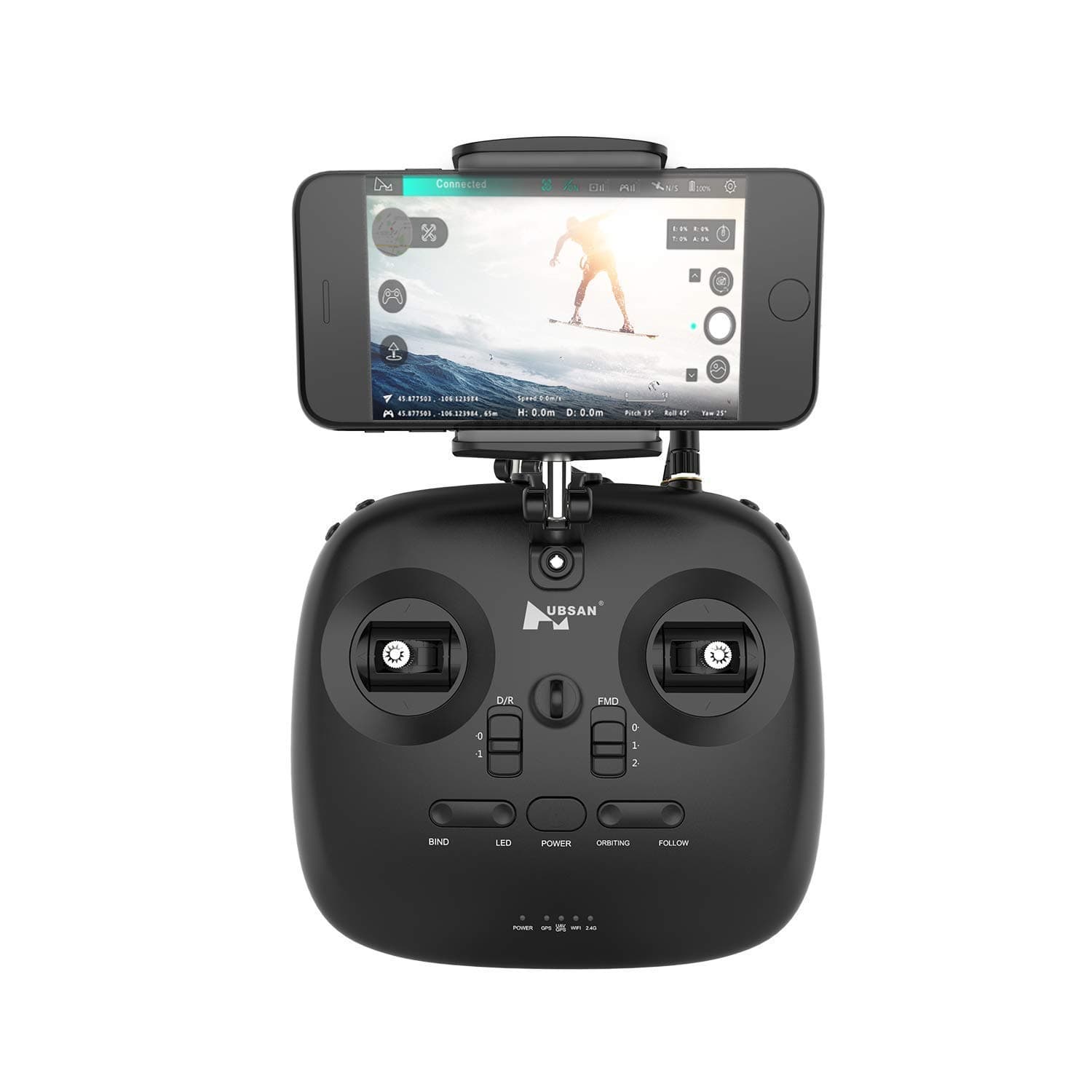 HUBSAN Drone H501A H501M H216A Quad Copter Transmitter HT011A Built-in Repeater，WiFi Flight Transmission Distance Increased Increased 300m(omnidirectional).