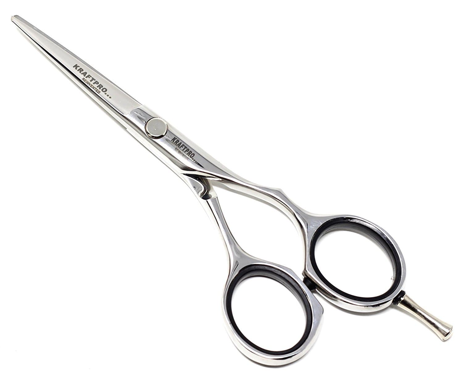 KRAFTPRO SH 6 Professional Salon Barber Scissors for Hair Cutting Scissors for Men Women Stainless Steel with Pouch ll Cleaning Oil/Cloth/Screw