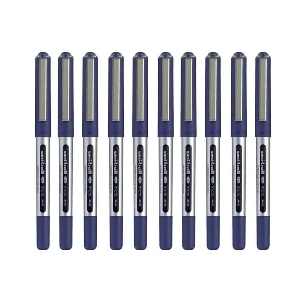 uni-ball Eye UB-150 0.5mm Roller Ball Pen | Blue Ink, Pack of 10