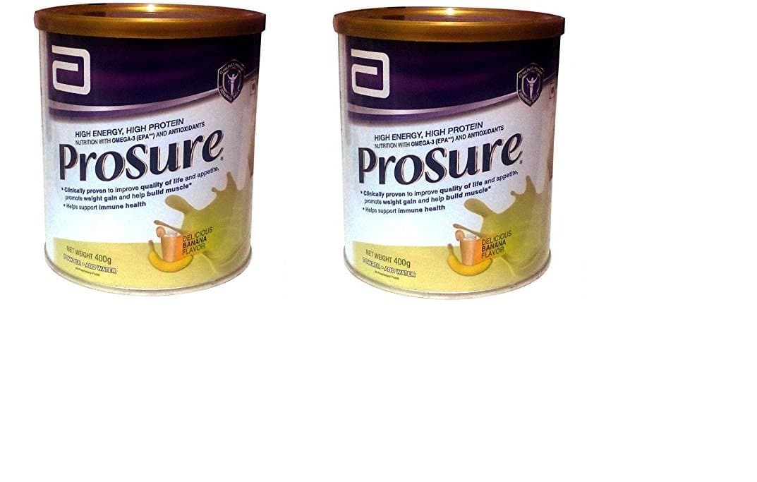 Abbott Prosure 400 gm Banana for Weight Gain Nutrition Cachexia Lean Mass Gain Anorexia pack of 2