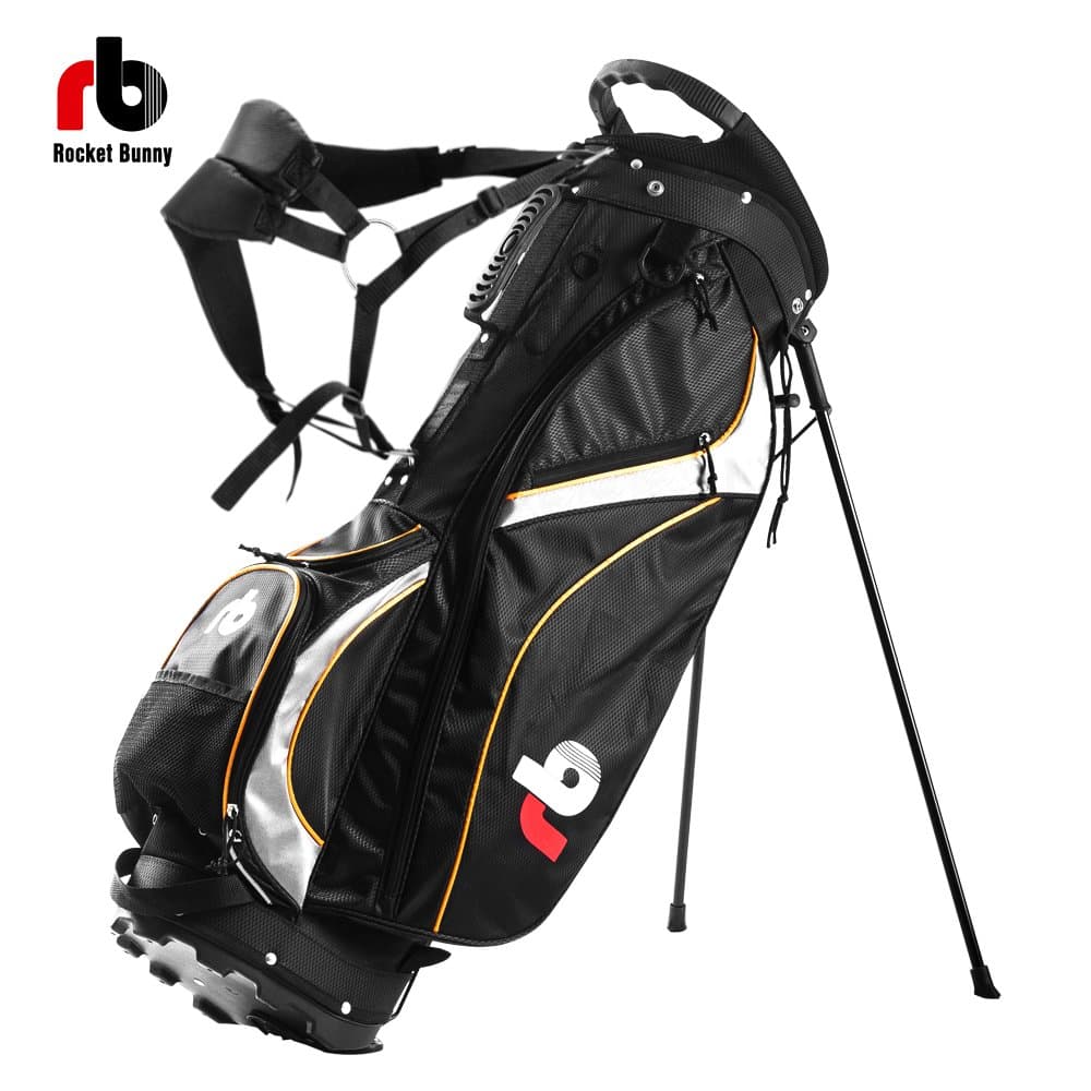 Rocket Bunny® Golf Club Stand Carry Bag Lightweight Easy to Carry 8 Inserted Rod Holes Non-slip Handle Waterproof Nylon Fabric