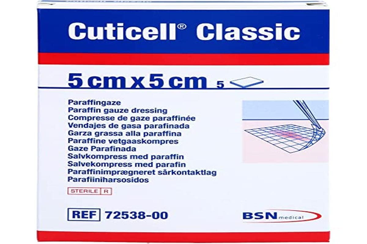 Cuticell 72538-00 Cuticell 7253800 Classic Gauze Dressing 5 cm x 5 cm (Pack of 5)