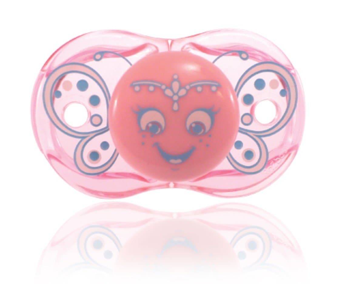 Razbaby Self Closing Pacifier (Pink)