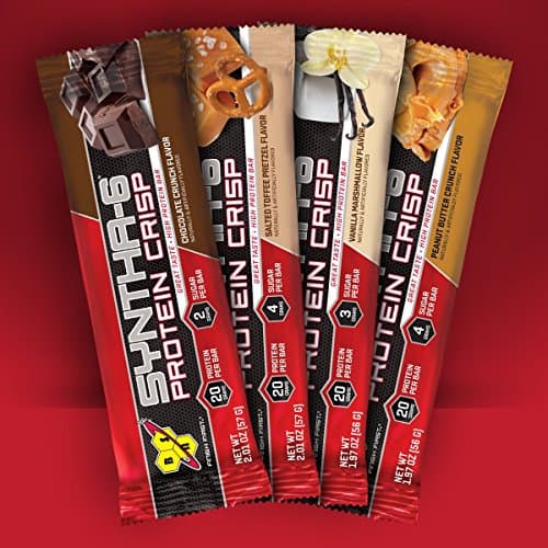 Syntha 6 Protein Crisp VARIETY PACK Vanilla Peanut Butter Chocolate Caramel Pretzel