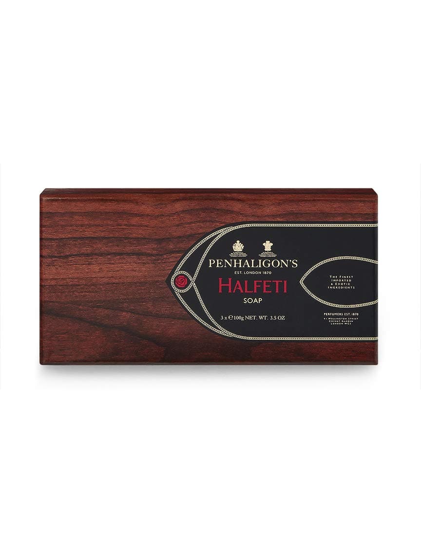Penhaligon'sHalfeti Soap 3 x 100g[Amazon-developed Certification] Compact by Design