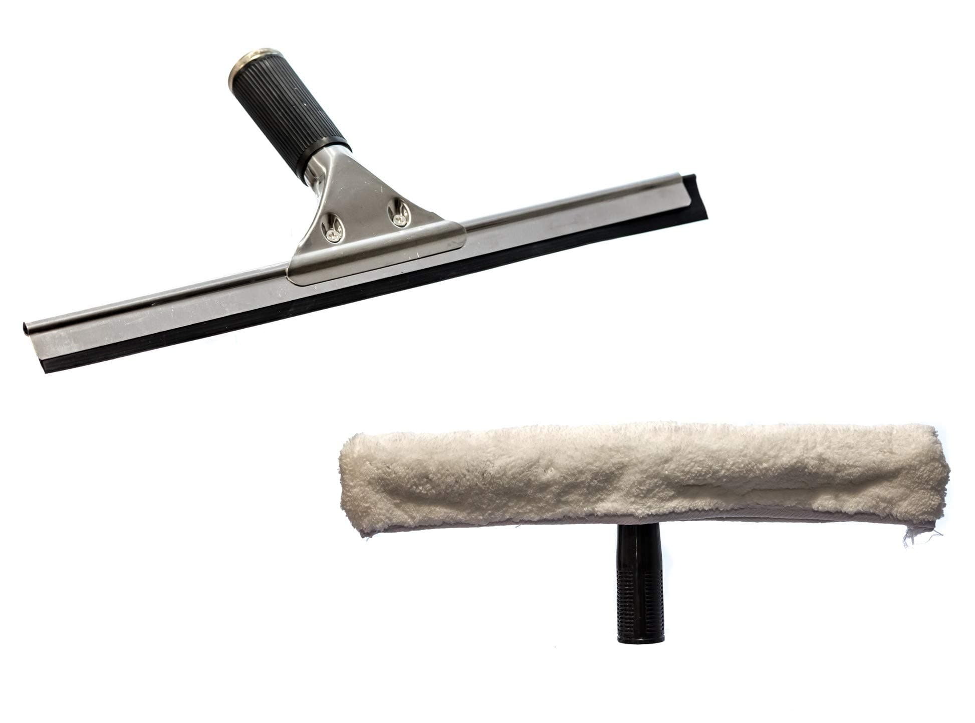 Professional Window Cleaning Equipment Glass Rubber Stainless Steel 14" Squeegee Blade and 14" Applicator Cleaner