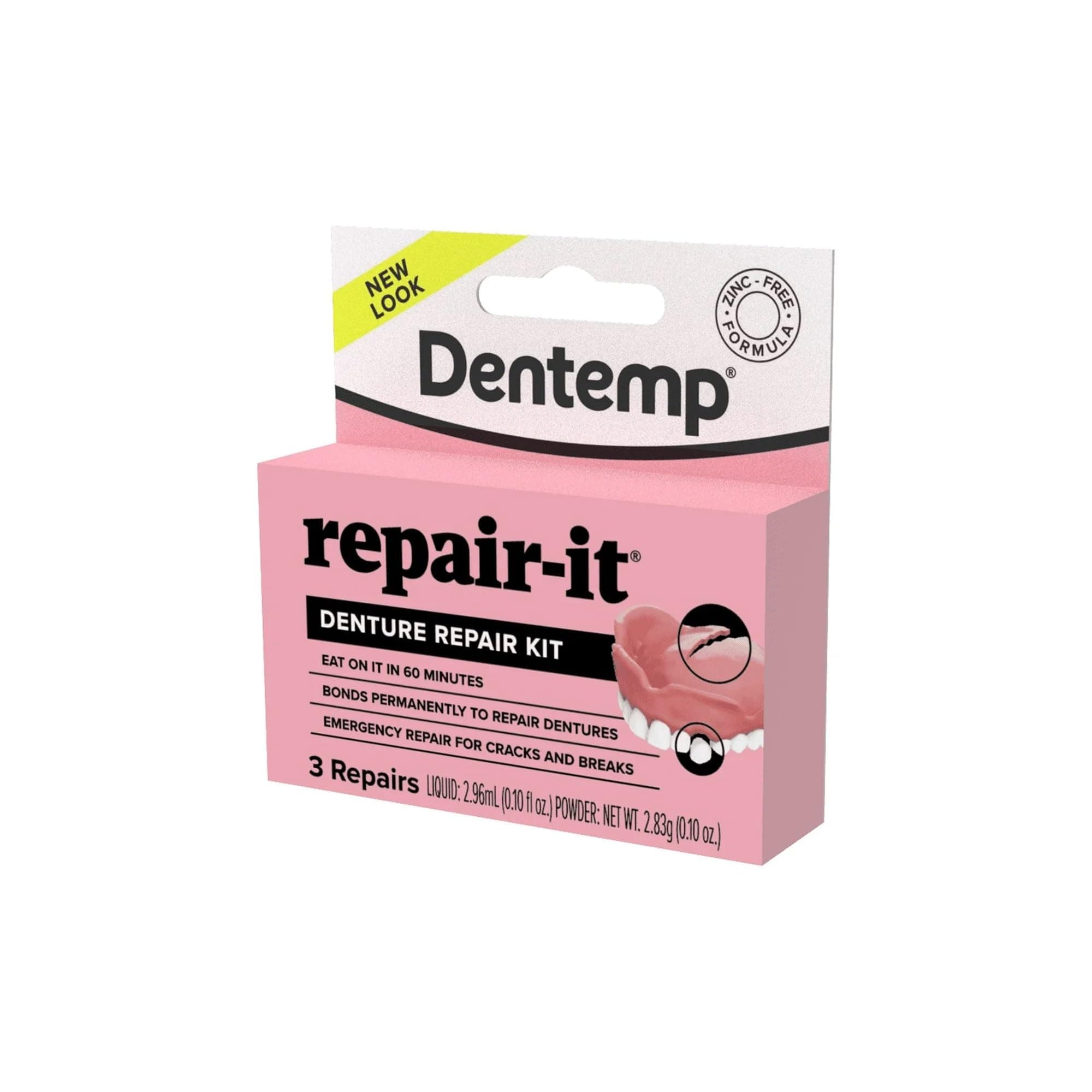 Repair-It Denture Repair Kit, Zinc Free 1 kit