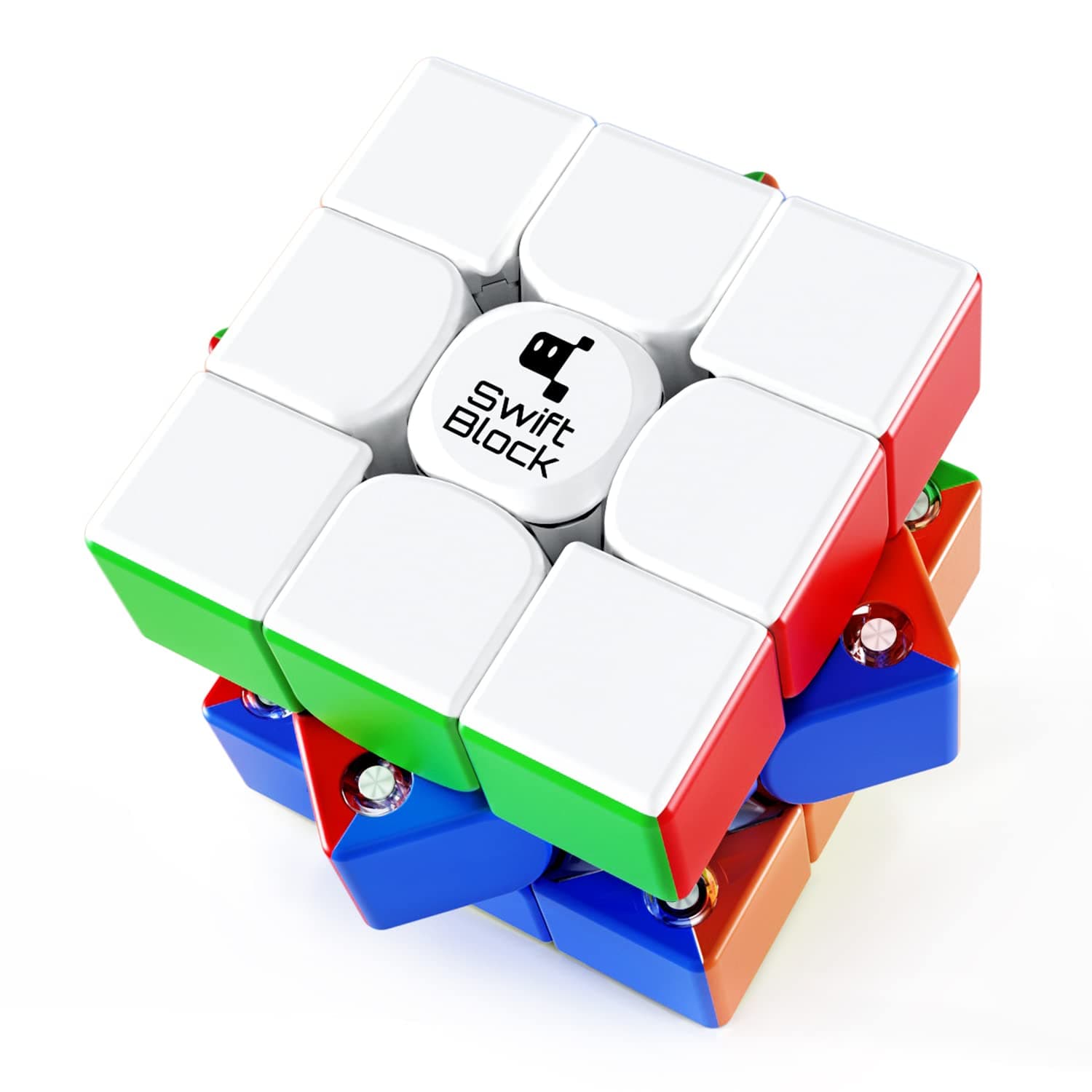 355S 3x3 Magnetic Speed Cube, Professional Magic Cube with 48 Magnets Fast Smooth Turning, Adjustable Elasticity Solid Durable & Stickerless for Kids and Adult