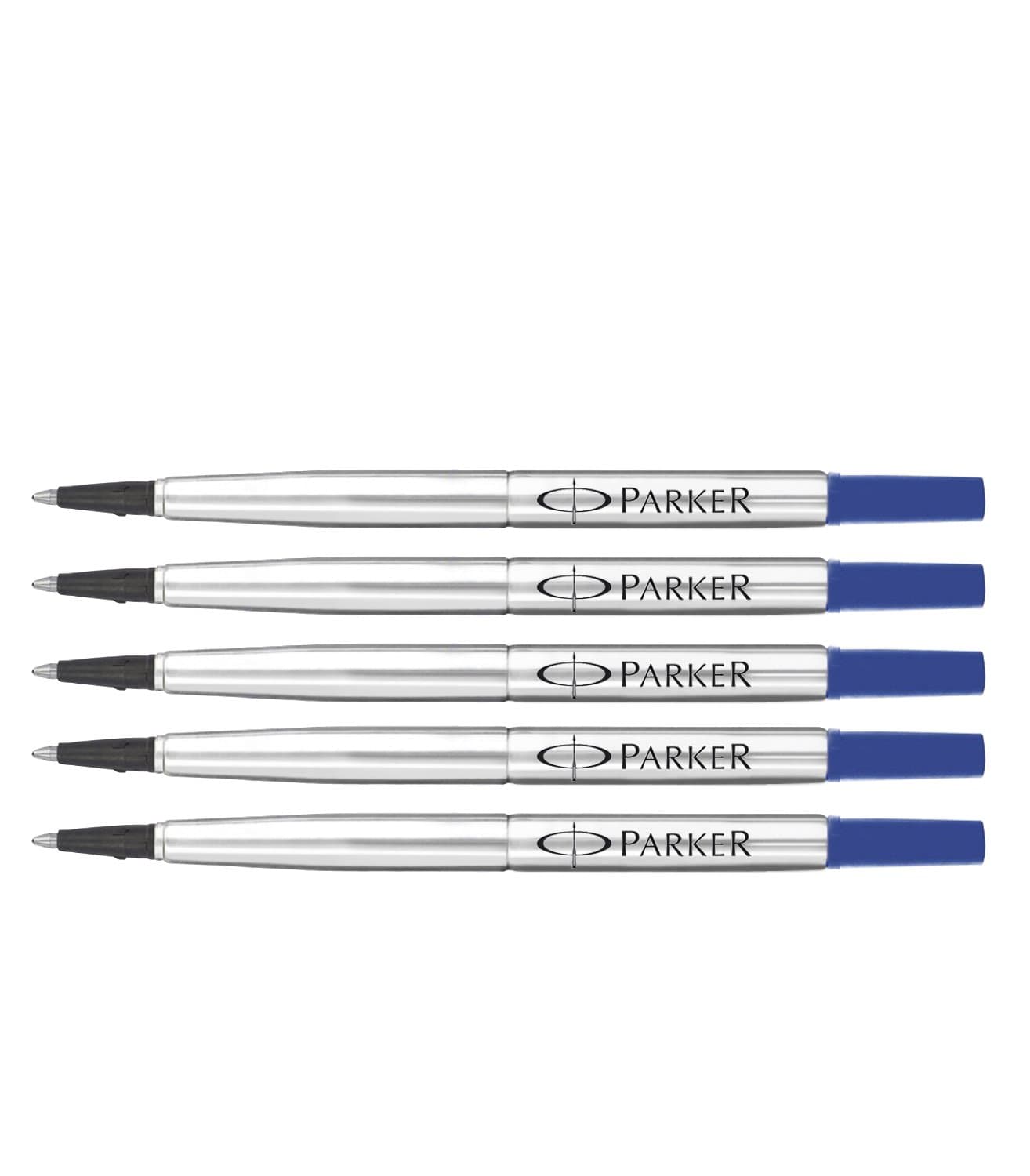 Parker set of 5 Roller-Ball Blue Fine refills