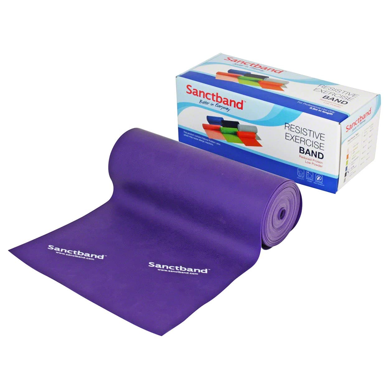 Fitnessband Rolle | 5,5m | extra stark - Pflaume