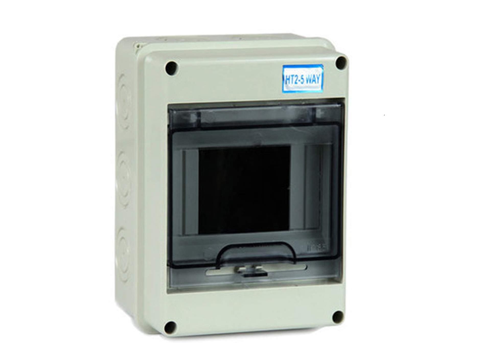 4Pole Pvc MCB box with Cover Weatherproof IP65 Rated Heavy Quality