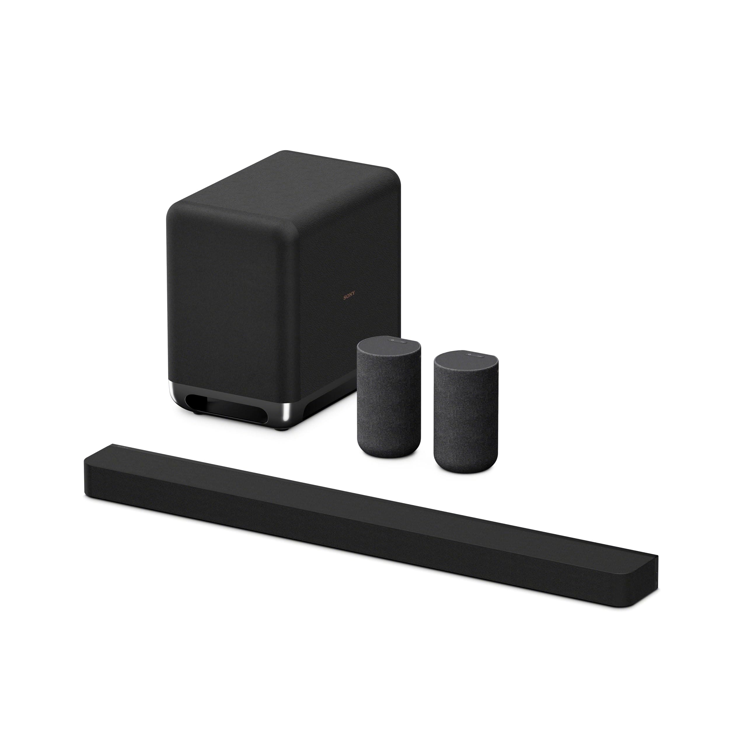 Sony BRAVIA Theater Bar 8 Sound Bar, SA-SW5 Wireless Subwoofer, and SA-RS5 Wireless Rear Speakers with Built-in Battery