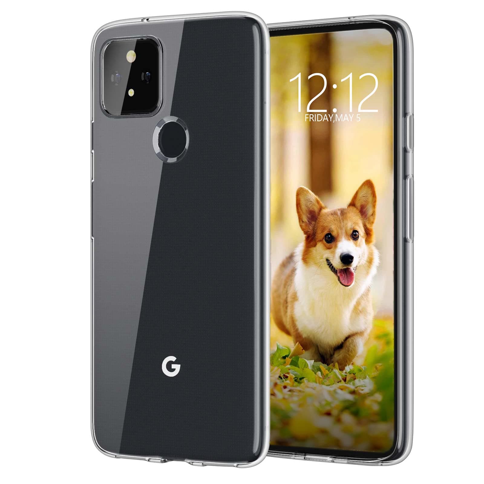 for Google Pixel 4a 5G Clear Case, [NOT Fit for Pixel 4a],Slim Thin Soft Skin Silicone Flexible TPU Gel Shockproof Anti-Scratch Protective Cases Cover for Pixel 4a 5G,Crystal Clear
