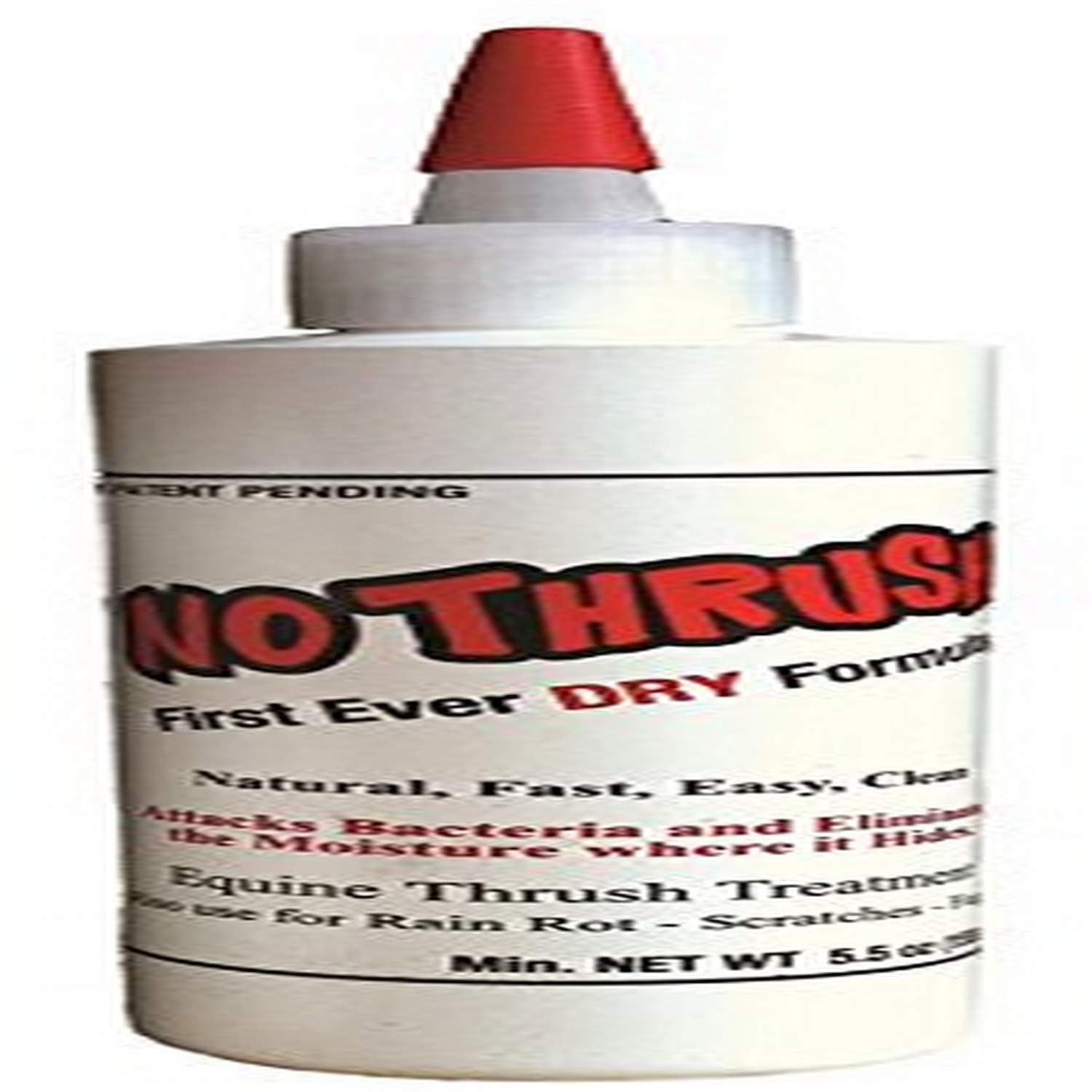 Four Oaks Farm Ventures, No Thrush Dry Powder Treatment for Horses - Wound Care, Scratches, Rain Rot, Mud Fever, Coat Issues - All Natural Ingredients, Non-caustic, Easy to Use Powder Formula (5.5 oz)