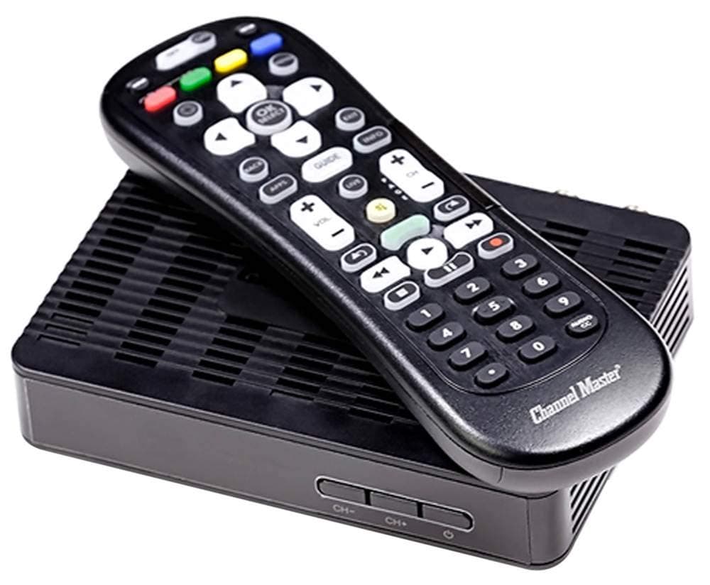Channel Master CM-7004 Converter Box Digital to Analog and HD Antenna Tuner with Grid Channel Guide and More