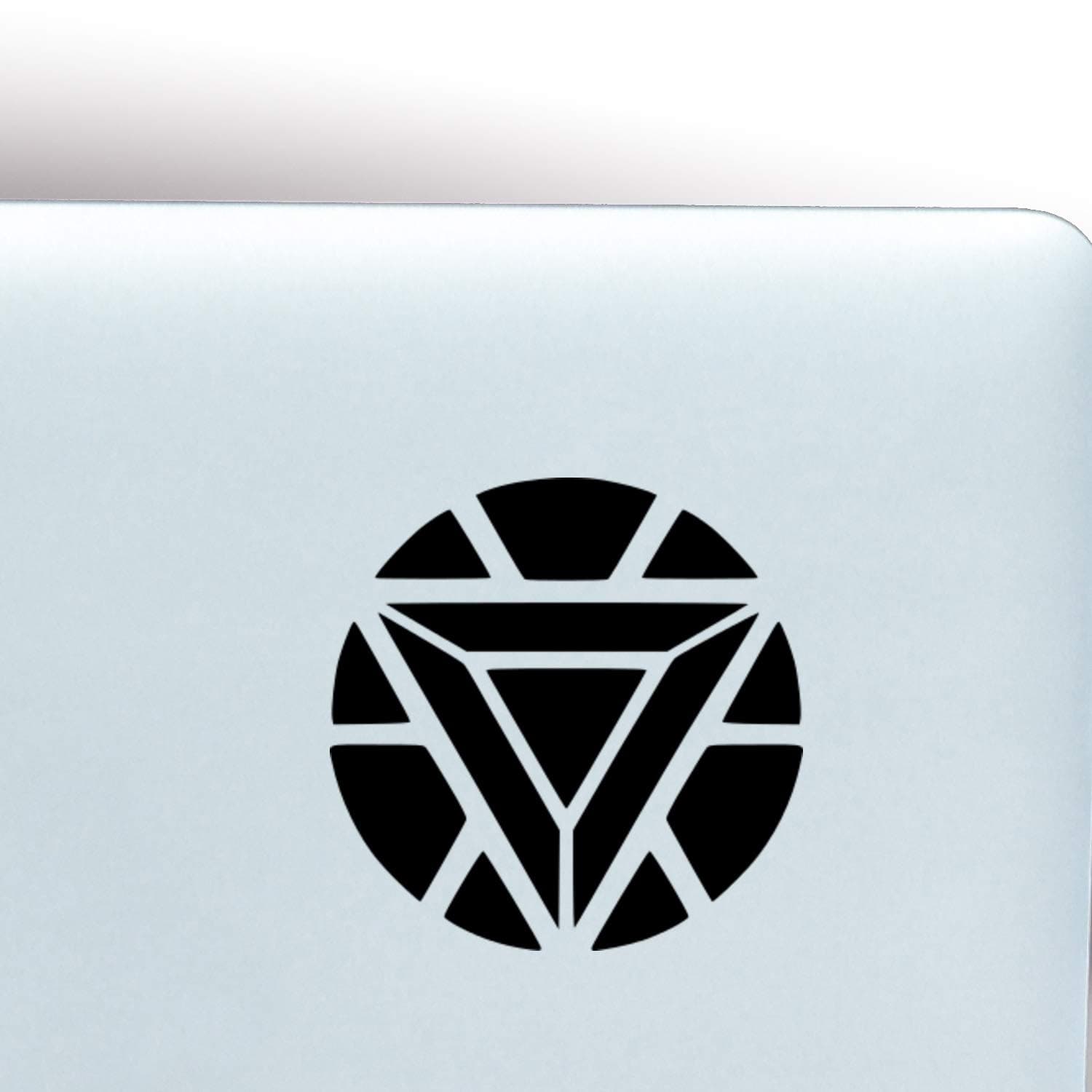 Iron Man - Arc Reactor Vinyl Decal Sticker | Color: Black | 5" Tall