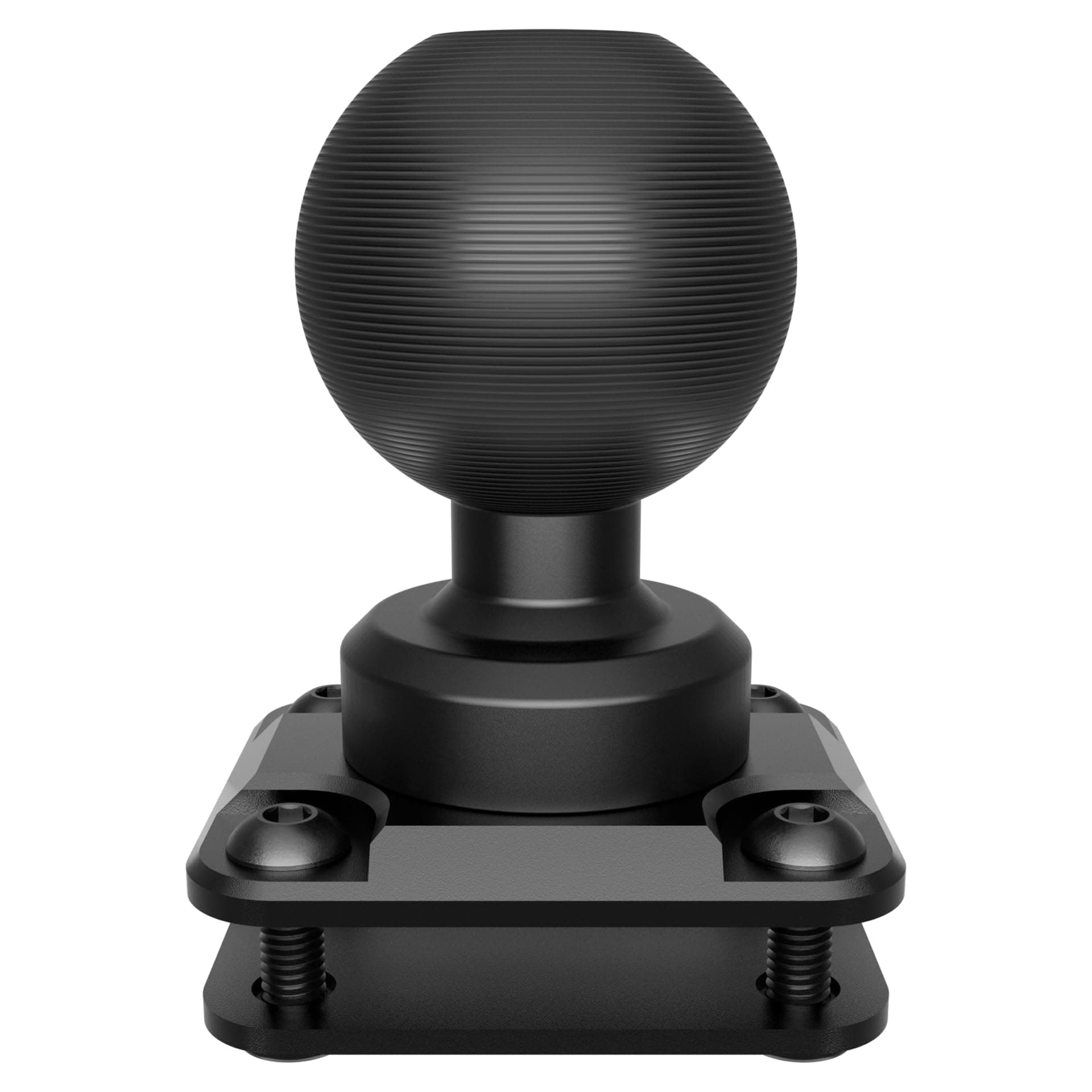 Tackform AMPS Mount - 38mm Ball | 6061-T6 Aluminum | 4-Hole Drill Base | Mount Direct to Dash, AMPS, or Grid Style Brackets | Includes Hardware Kit | (Compatible with 1.5”/C-Size Systems)