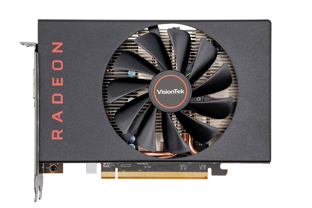 VisionTek Radeon RX 5500 XT Graphic Card - 8GB GDDR6-1.61 GHz Core, 128 bit Bus Width, DisplayPort, HDMI, DVI (901316)