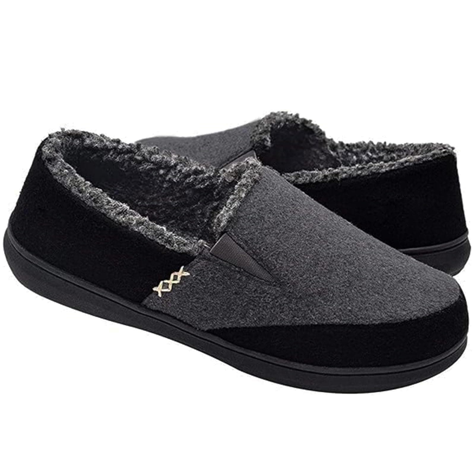 Men's Zermatt Wool-blend Loafer Slippers with Memory Foam Indoor