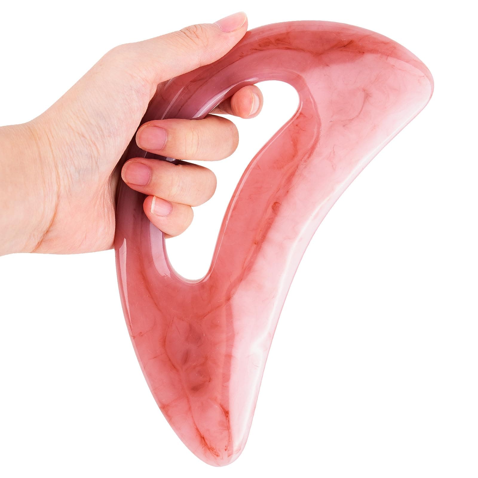 Gua Sha Massage Tool ‎ Gua Sha Tools Resin Large Lymphatic Drainage Massager Guasha Scraping Tool Anti Cellulite Tools gua sha Body Lymphatic Drainage Massage for Legs, Back, Face, Neck, Muscle