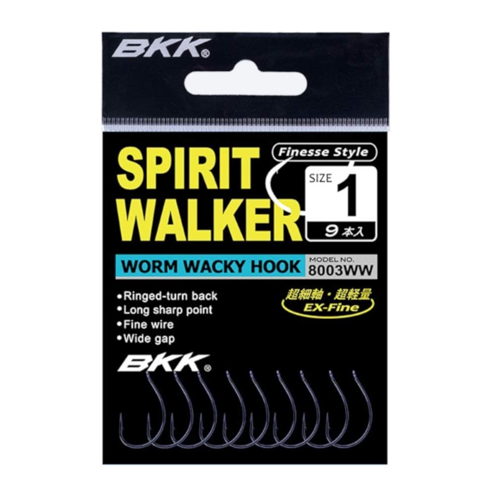 BKKFinesse Fishing Wacky Rig Worm Hook SPIRIT WALKER