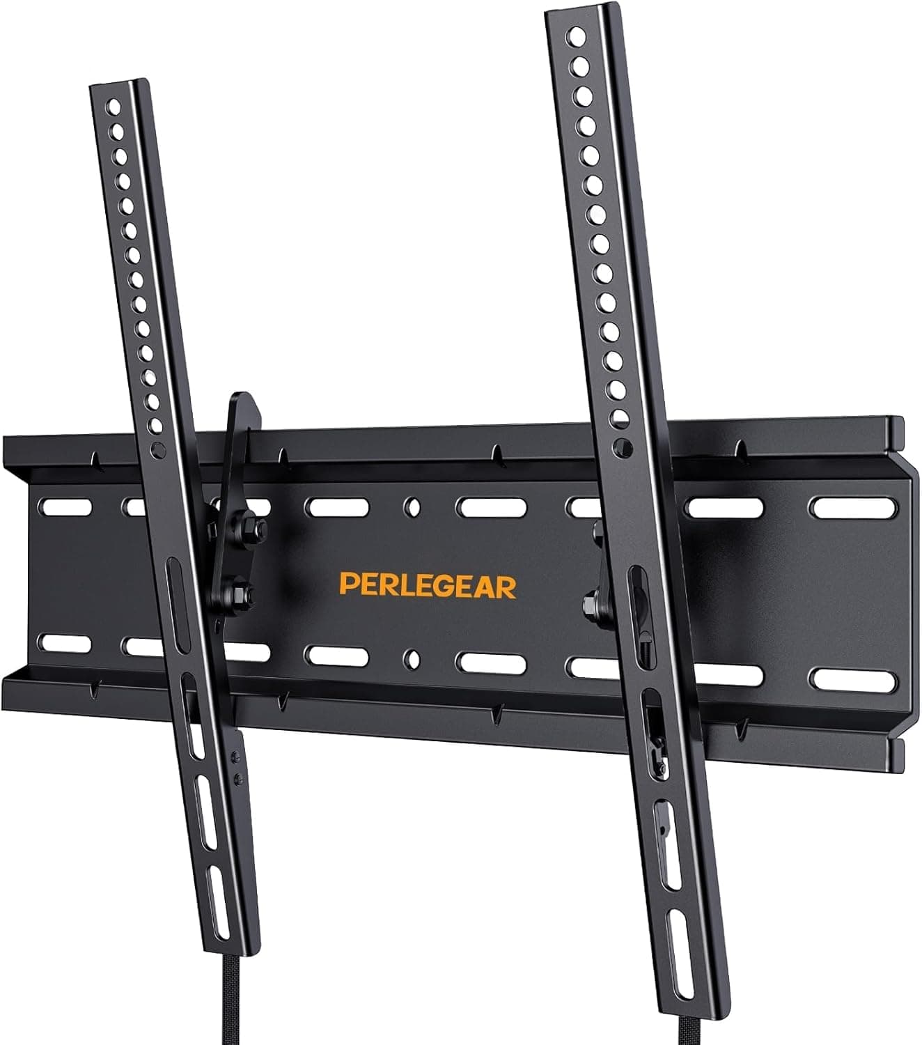 – TV Wall Bracket for 26-60 inch TVs up to 52kg, Sturdy Tilt TV Bracket with VESA 75x75-400x400mm, 55 Inch Slim Wall Mount with Safe Pull Strings
