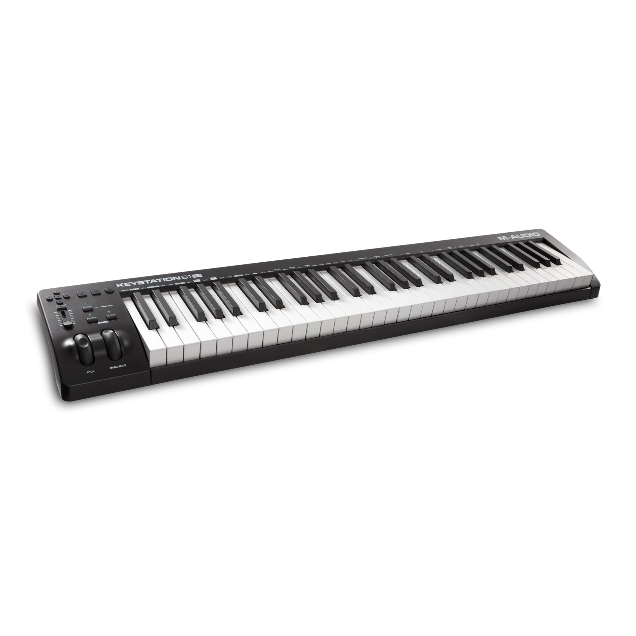 M-Audio USB MIDI Keyboard 61 Keys Semi-Weighted with Piano Sound Source Software Included for Music Production DTM Play with Both Hands Keystation61 III