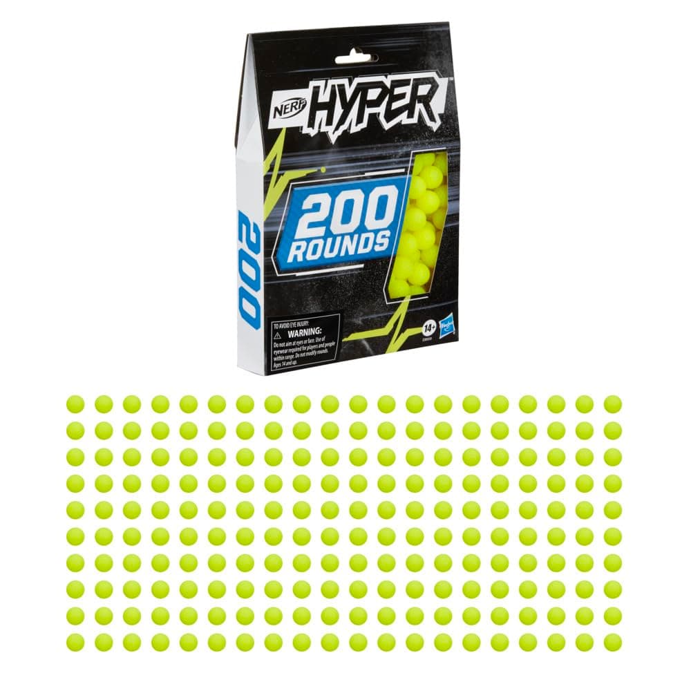 Hyper 200-Round Refill Includes 200 Hyper Rounds, for Use Hyper Blasters, Stock Up Hyper Games