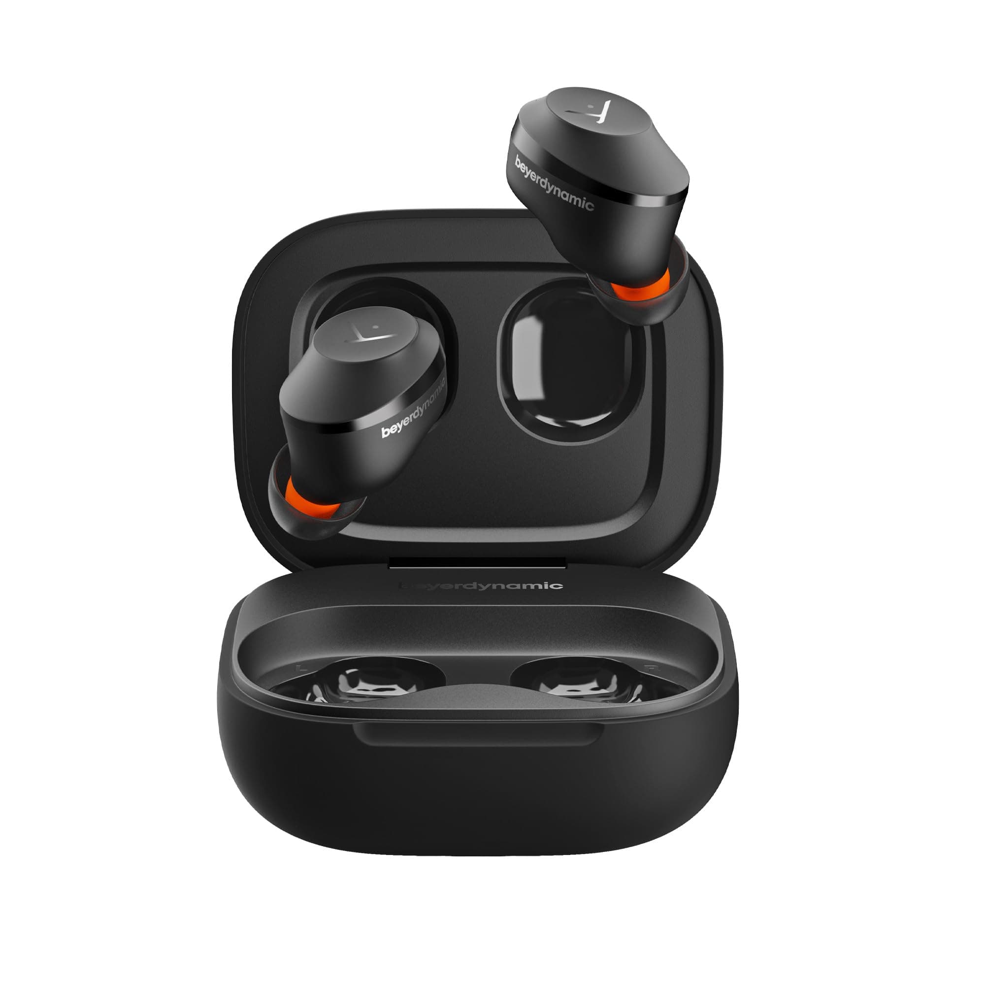 Amiron 300 True Wireless Noise Cancelling Earbuds - Compatible with Apple & Android, Built-in Microphones, MultiPoint Bluetooth 5.3 Headphones. 38 Hour Runtime Earphones Plus Case. Black
