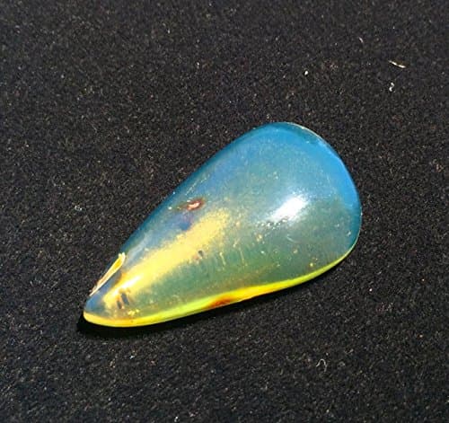 Beautiful Dominican Clean Blue Amber Stone 2.6 g Cab