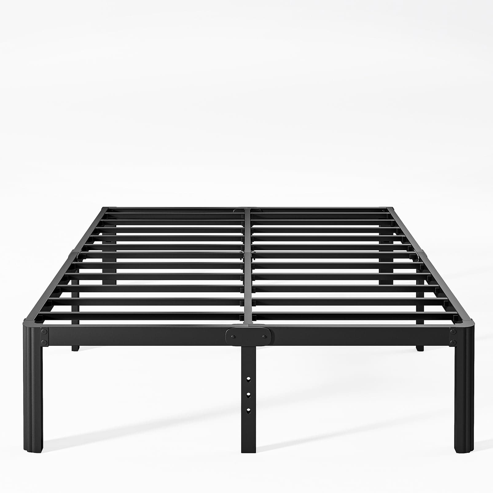 14 Inch High Metal King Bed Frame No Box Spring Needed, Heavy Duty King Size Bed Frame Platform, Noise Free, Easy Assembly, Black