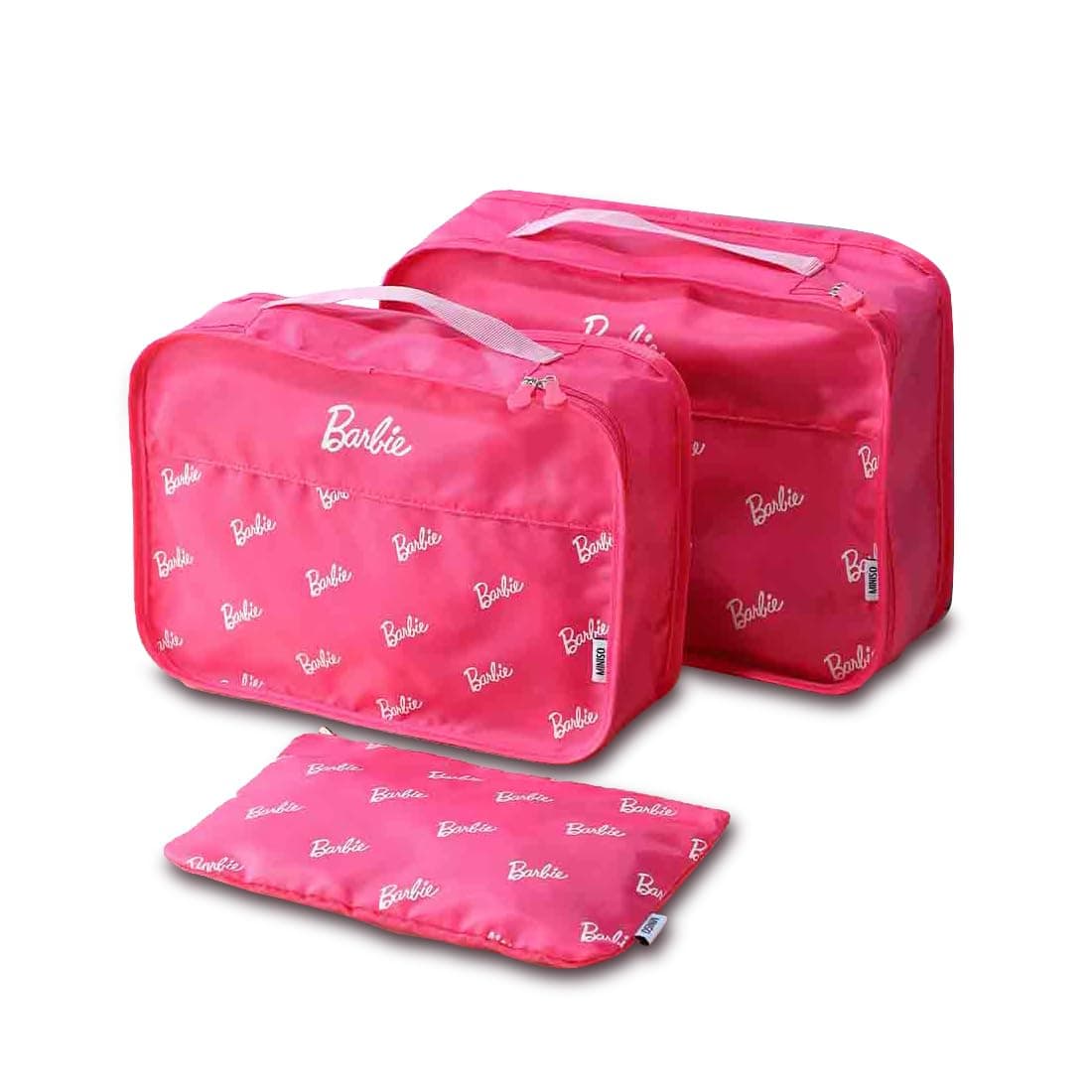 Travel Storage Bags for Clothes - Barbie Collection Clothes Storage Bags (3 pcs) - Luggage Organizer Pouch Set