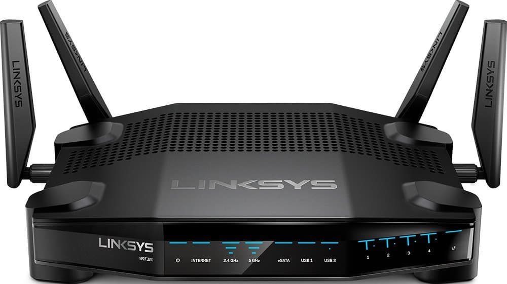 Linksys AC3200 Dual-Band WiFi Gaming Router with Killer Prioritization Engine WRT32X (Renewed)