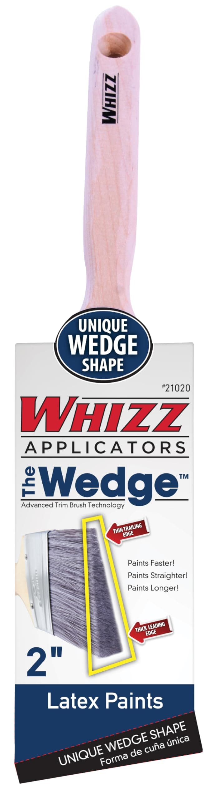 Inc. 21020 Speedy Pro Wedge Angle Sash Brush, 2-Inch