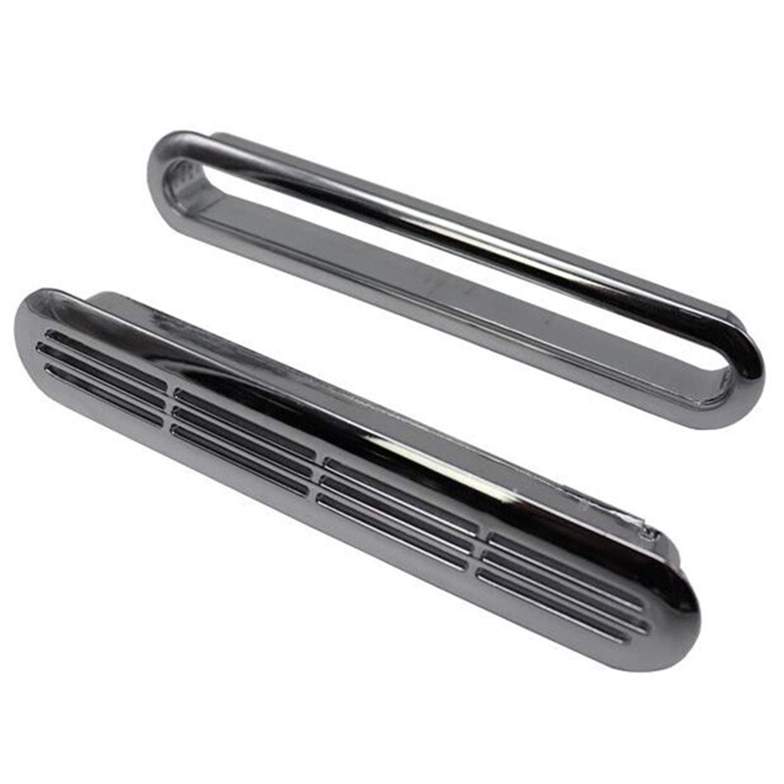 Gfpql YanHua-grille air vent, Oval Air Vent, Louver for Closet wardrobe shoe Cabinet, ventilation hole cover fan grill furniture, Hardware Accessories, Ventilation DIY accessories (Color : Black)